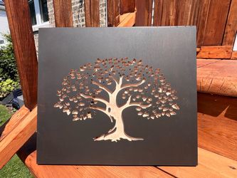 Baltic Birch tree wall art.