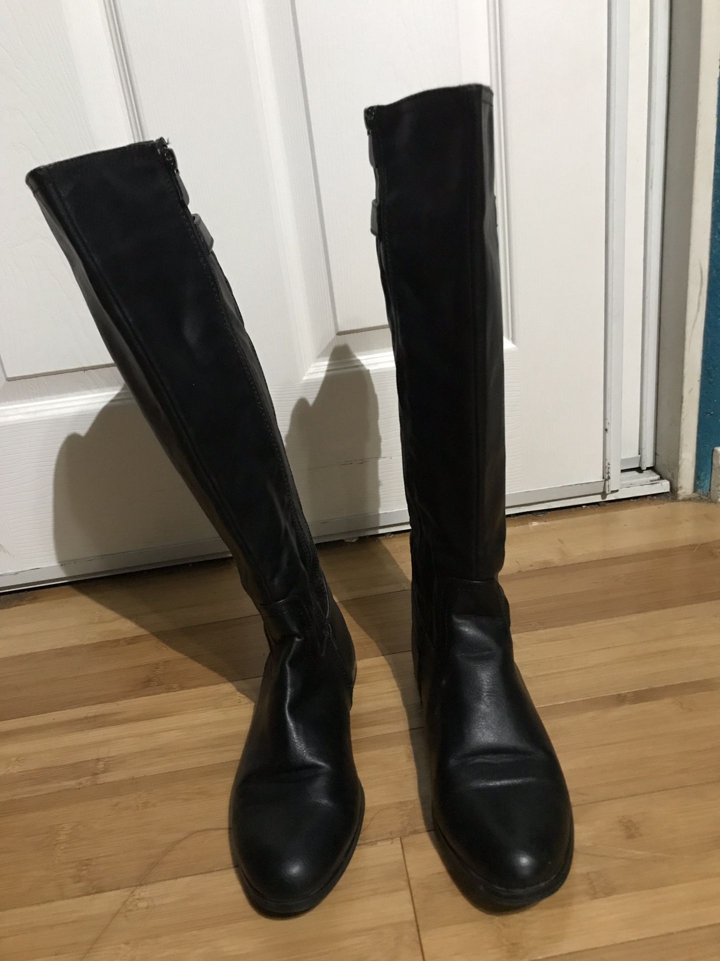 Black Leather Boots