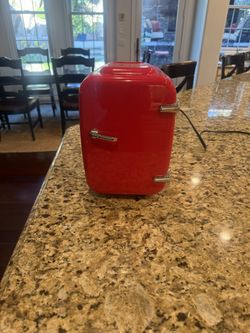 Red Mini Fridge 