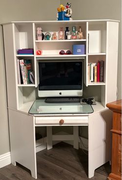 Desk and bookshelf. Great for kid’s room.