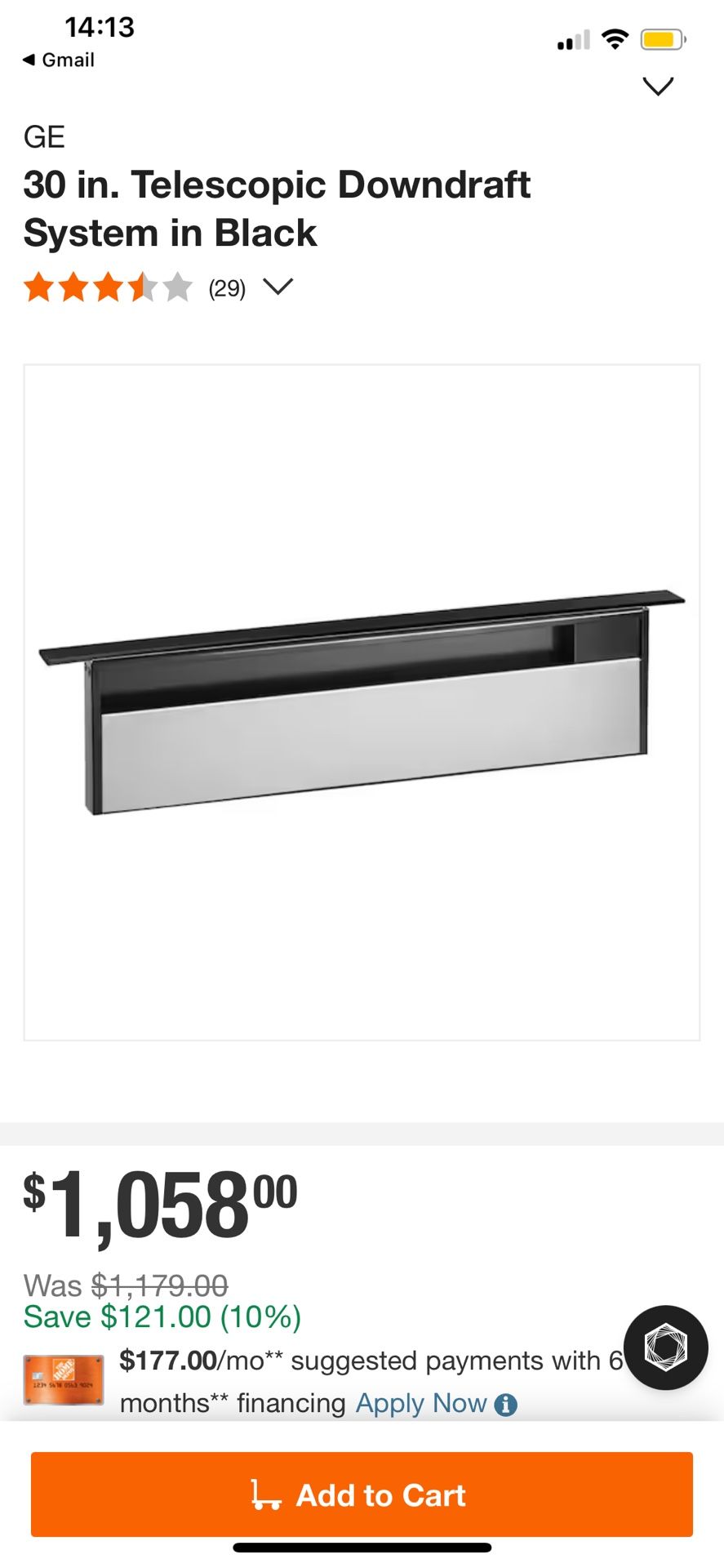 NEW NEVER USED GE Downdraft System