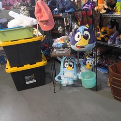 New stuffed animals bluey stitch and others
