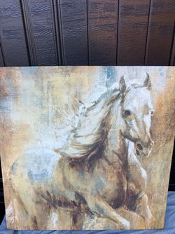 Large Horse Canvas Wall Art