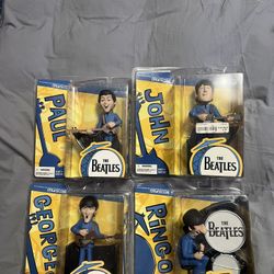 The Beatles - 2004 McFarlane FIGURES COMPLETE SET OF 4 Unopened 