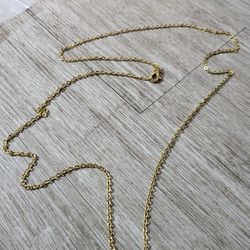 Gold Nugget Necklace 