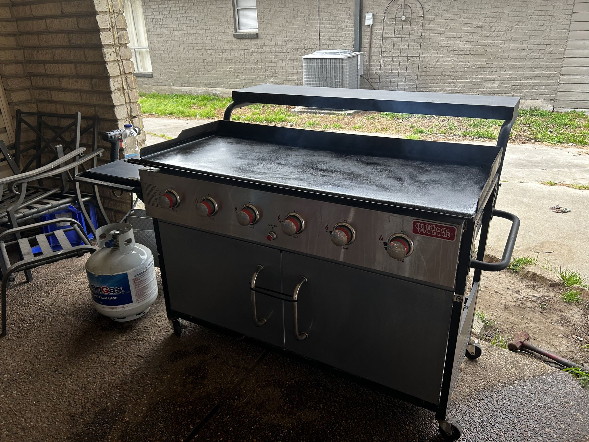 Flat top grill academy cheap