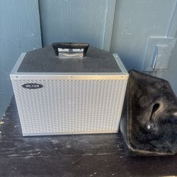 Vintage Hilton FH-10 Corner Speaker Box Aluminum