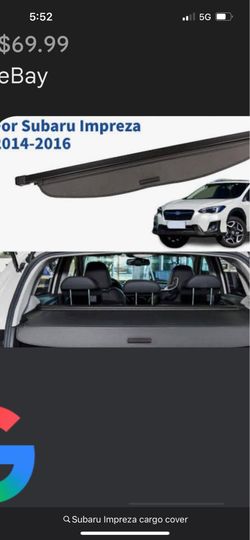 Subaru Impreza cargo cover
