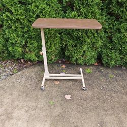 Adjustable Wheeled Bedside Table, Stand Desk, Couch Table, Nightstand