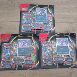 For Sale: 
Brand New in Box Pokemon Trading Card Game Mega Evolution Phantasmal Flames 3 pack Blister with Promo Sneasel or Weavile