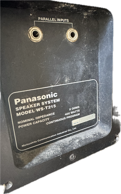 2 Panasonic Ramsa - stage speakers
