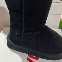 Girls Black Boots New