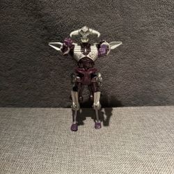G1 transformers Grimlock action figure with purple and silver metallic finish