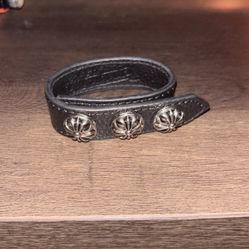 Chrome Hearts Leather Bracelet 