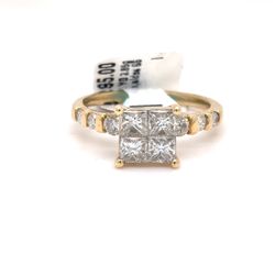14Kt Yellow Gold Diamond Ring 2.85g Size 6 21979886