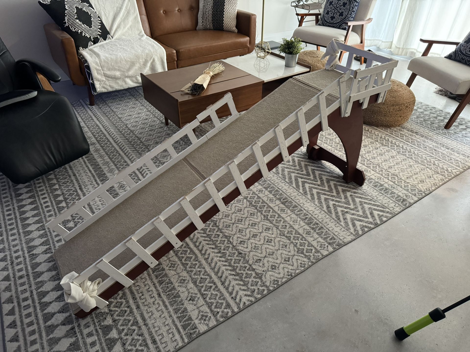 Dog Ramp By PetSafe CozUp Wooden Dog Ramp Cherry Wood With Modifications!
