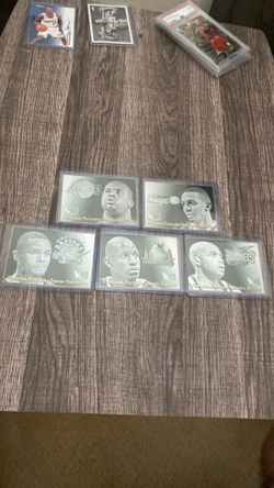 Fleer Metal Platinum Portraits Shaq, Penny, Garnett, Stoudamire, Barkley
