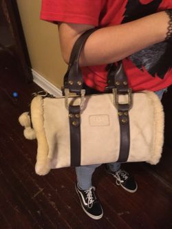 Beautiful suede/leather UGG purse