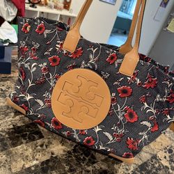 Tory Burch Floral Tote Bag