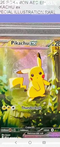 1
/
of
7
Pikachu ex Pokemon Ascended Heroes Special Illustration Rare #276 PSA 10 #2