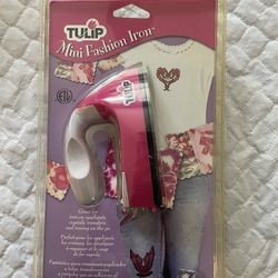 Tulip Mini Fashion Iron- NWT/Sealed- 2007-#25631