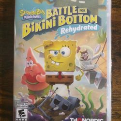 Sealed Nintendo Switch SpongeBob Bikini Bottom Rehydrated