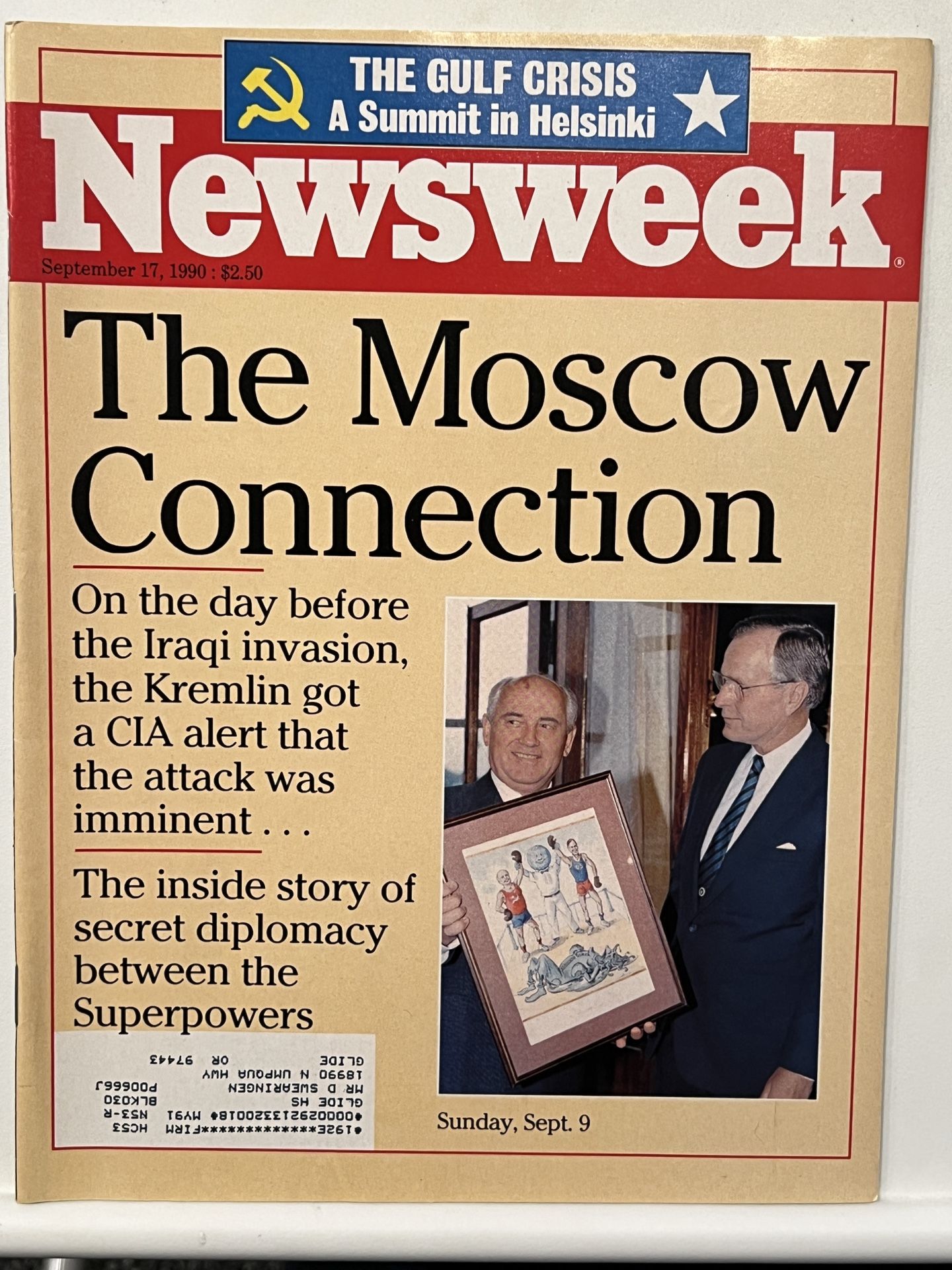 September 17, 1990 Newsweek magazine