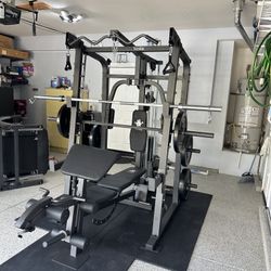 Smith Machine SM2001/FID Adj Bench/Gym Equipment/Fitness/Squat Rack/‼️⭕️WEIGHTS AND BARBELL SOLD INDIVIDUALLY ⭕️‼️FREE  DELIVERY🚚 