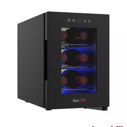 IonChill 6-Bottle Wine Cooler 13-Liter Mini Fridge