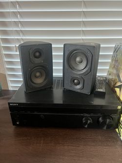 Sony Receiver And Speakers 
