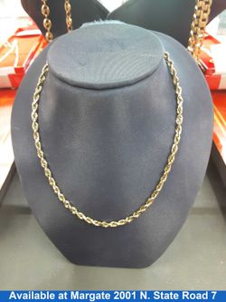 Rope Chain - Yellow Gold 10k (.417) 9.4 grams 20 inch