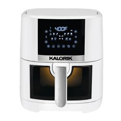 OPEN BOX- Kalorik® 5 Quart Air Fryer with Ceramic Coating and Window