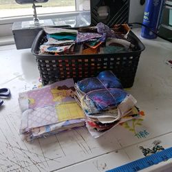 Scrap Fabric For Quilting Or Crafts