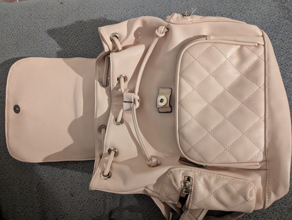 Light Pink Forever 21 Backpack