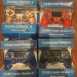 DualShock 4 Wireless Controller for PlayStation 4 - Rose Gold, Blue, Red, Dark Blue