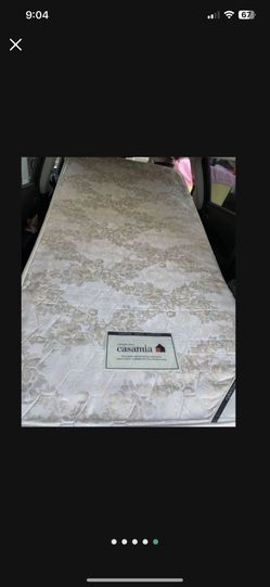 Twin Bed Mattress And Metal Platform Bed Frame with Headboard,