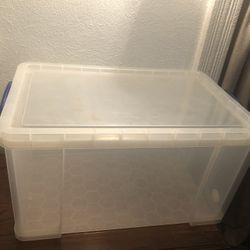 Really Useful Box 84L Storage Containers w/Snap Lid & Clip Lock Handle