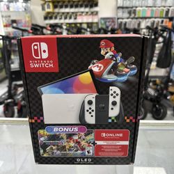 Nintendo Switch OLED Mario Kart Bundle! Finance For $50 Down Payment!!