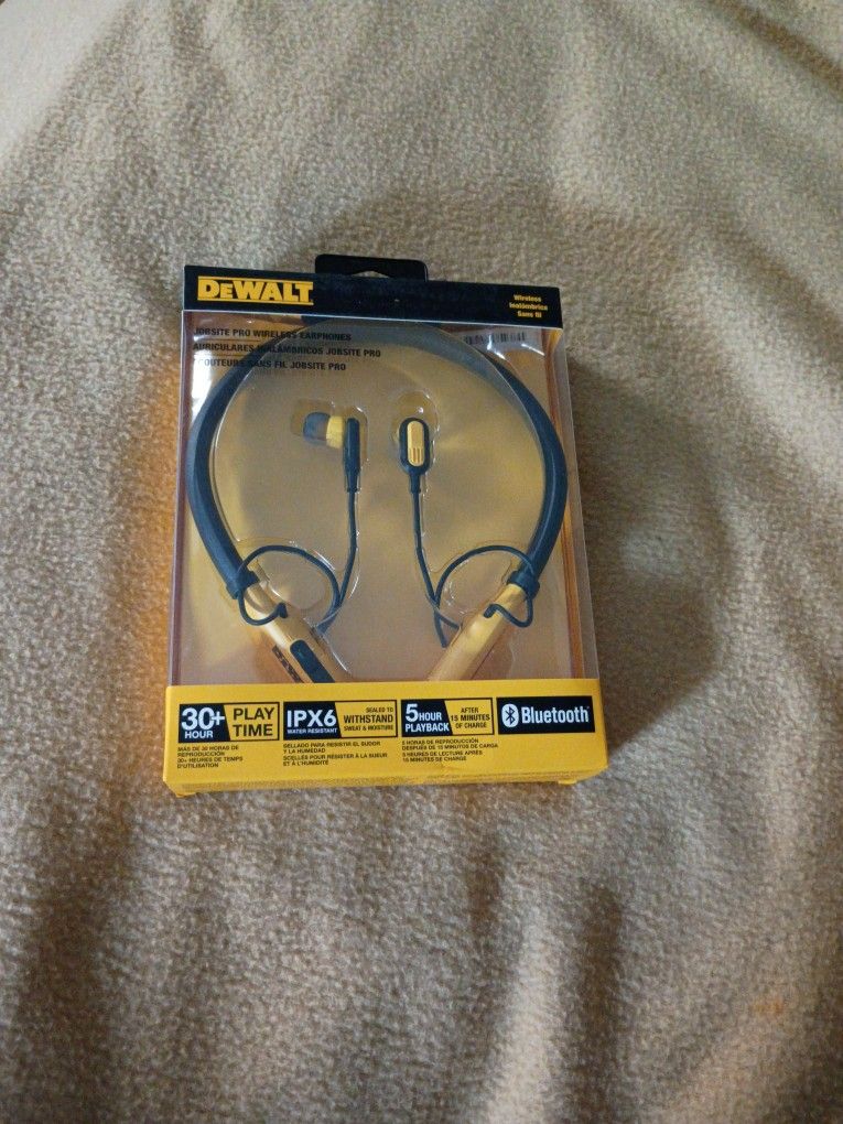 DeWalt Job site Wireless Earphones