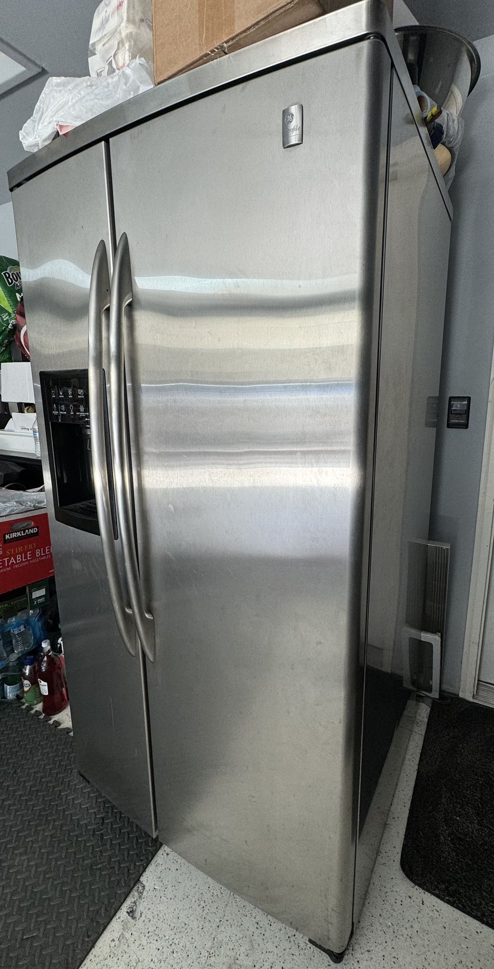 GE Profile Stainless Steel Side by Side Refrigerator