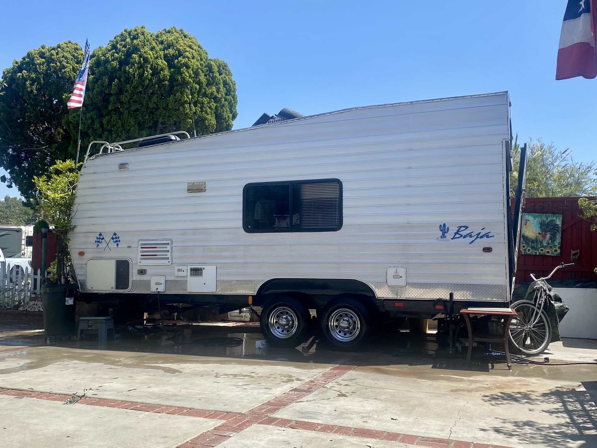 2003 Baja Toy Hauler Trailer 21ft