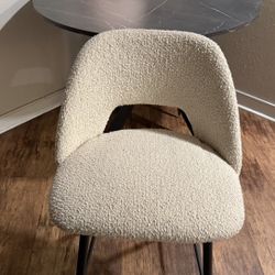 Boucle Upholstered Dining Chair