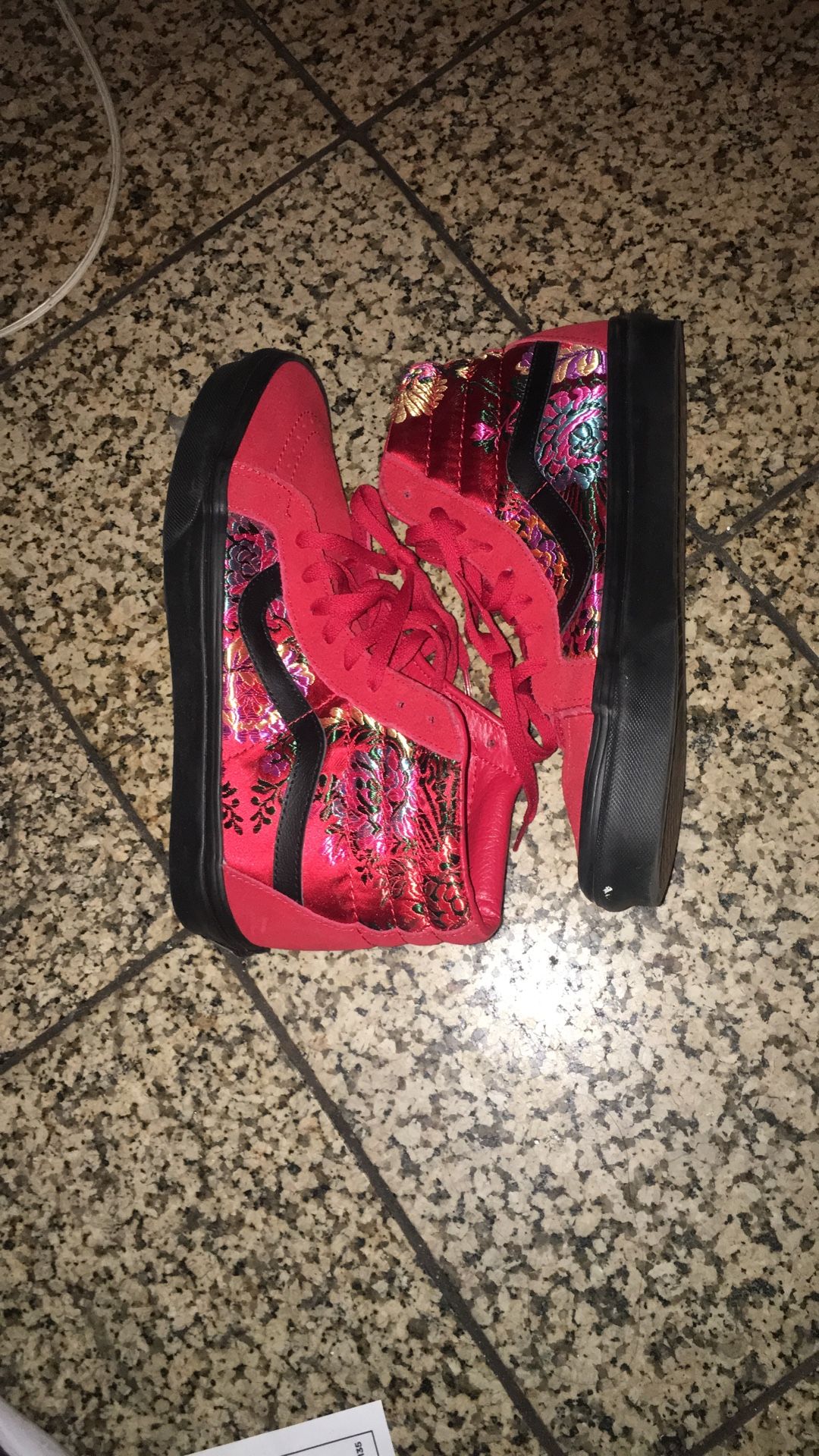 Vans Sk8-hi Festival Satin Size 8.5 