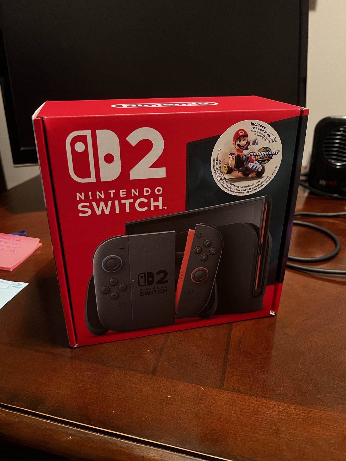 Nintendo Switch 2 + Mario Kart Bundle - New/Unopened w/ Receipt