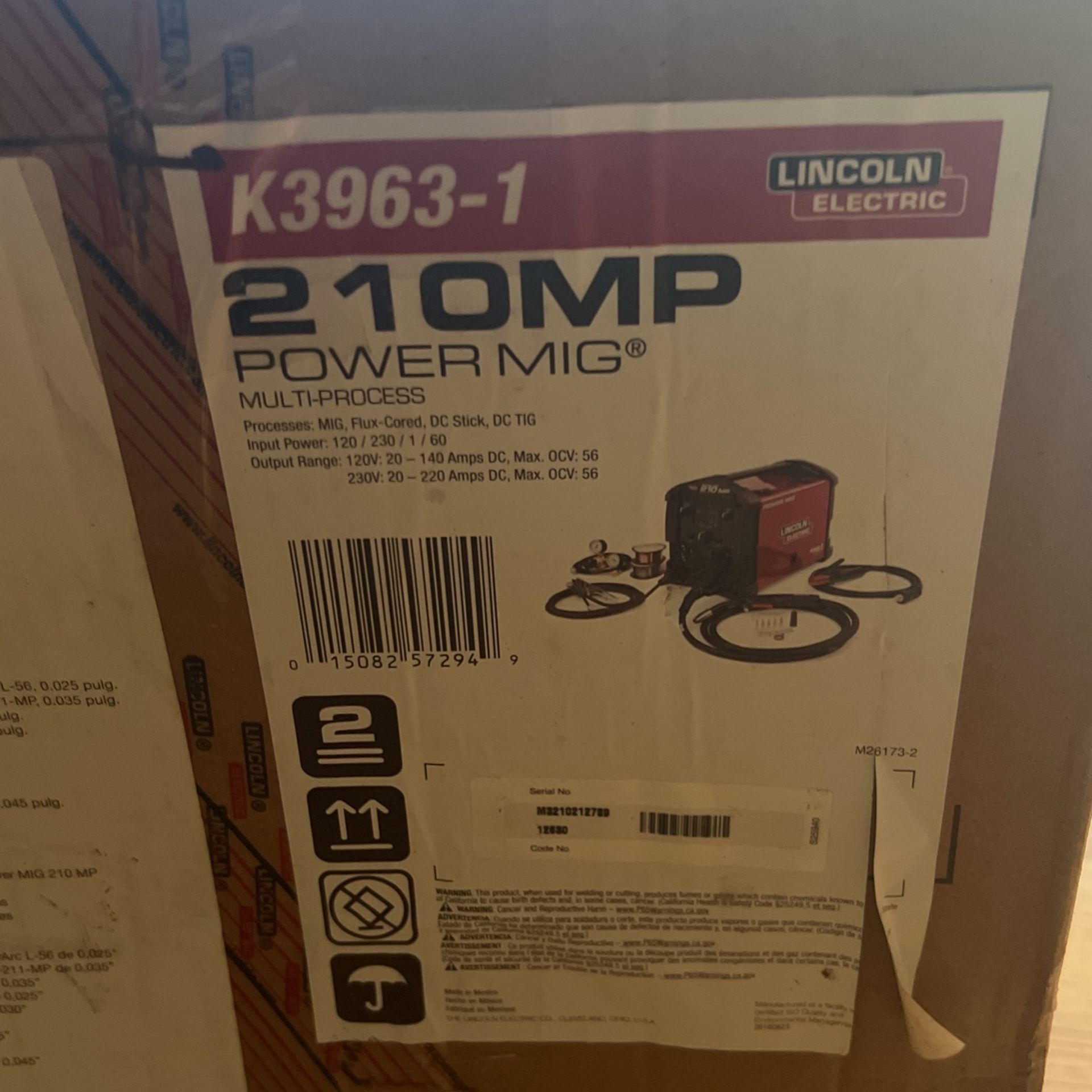 210 Mp Power Mig Welder