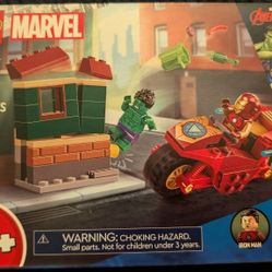 Lego Marvel 76287 Iron Man With Bike And The Hulk