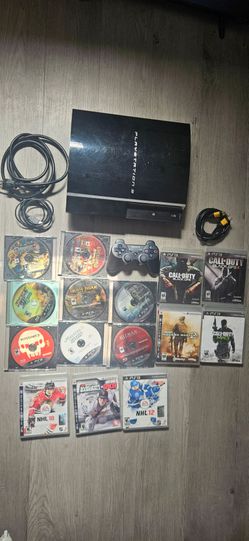 Playstation 3  fat 80gb with 15 games