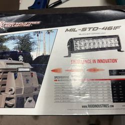 Rigid Lighting Industries Led Light Bar E Series MIL-STD-461F