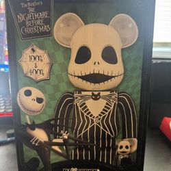 Bearbrick 100 & 400% Jack Skellington