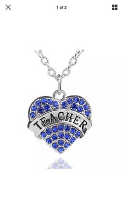 Teacher pendant 20 inch chain